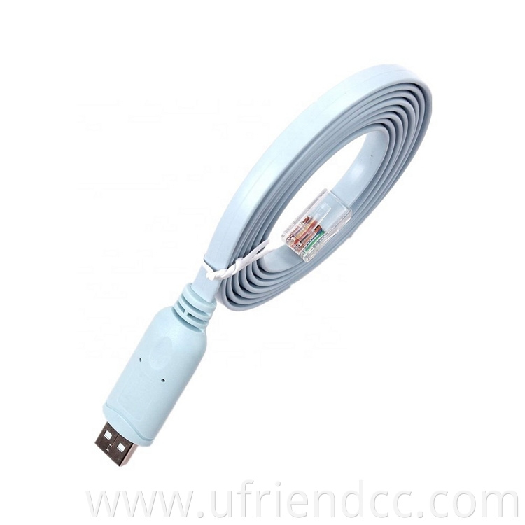 Dongguan Hot Selling High Qualtity FTDI USB to 8P8C Console Cable USB a Male for PC and Router Switch RJ45 Male BF-ACCA ROHS,CE